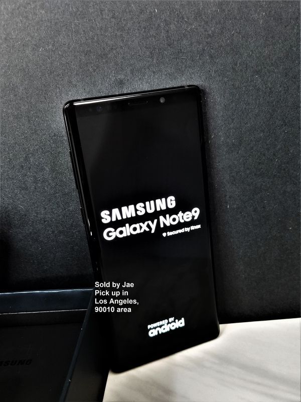 Sprint Samsung Galaxy Note 9 Black - Clean IMEI - Pick up Only - No Spen