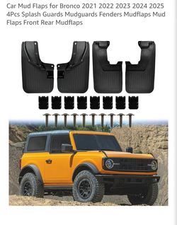 Ford Broco splash guards