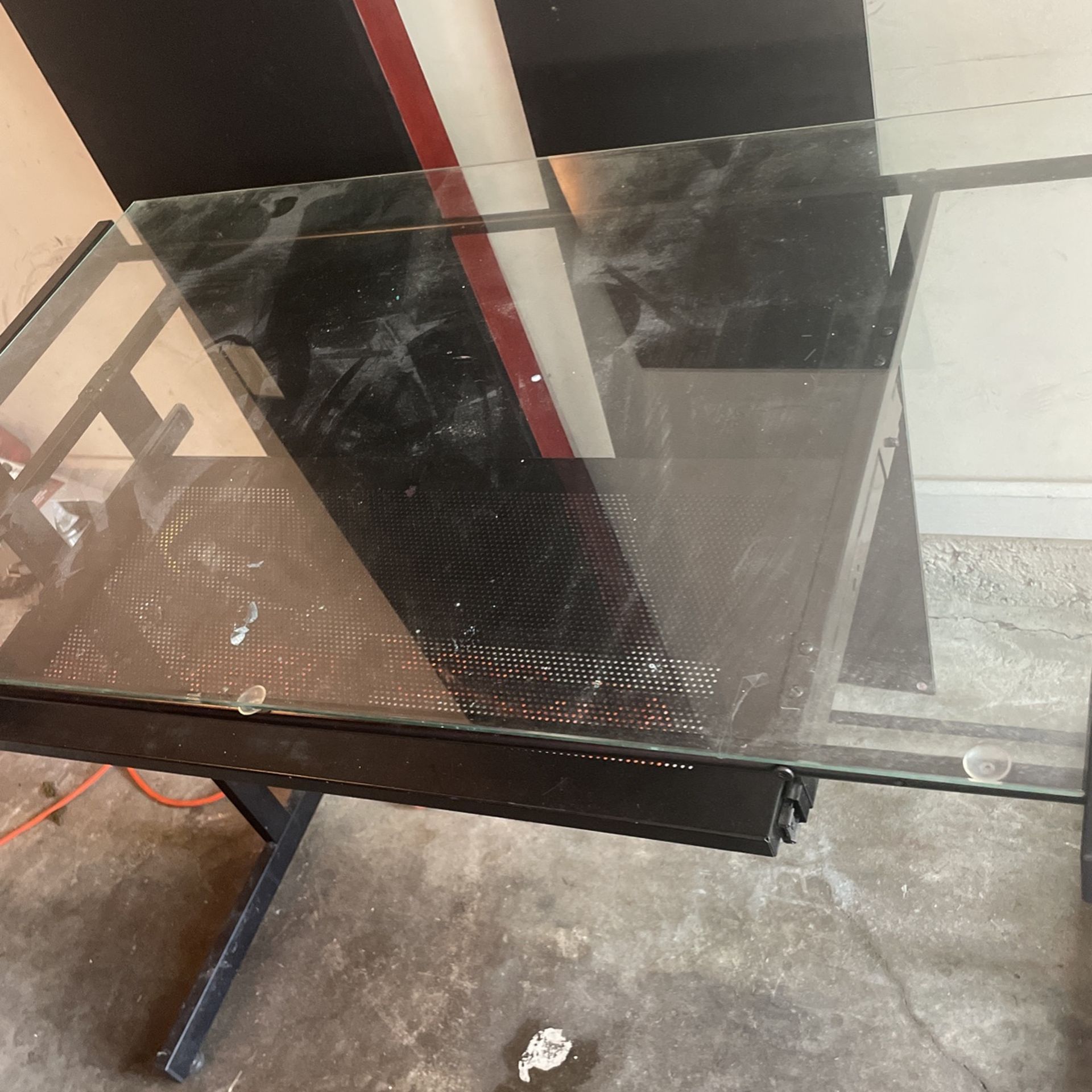 Glass Desk