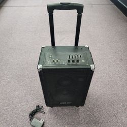 Sharper Image Tailgate Speaker, Bluetooth, Equalizer, Karaoke Capable 