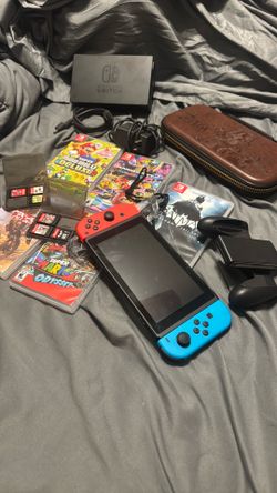 nintendo switch+games