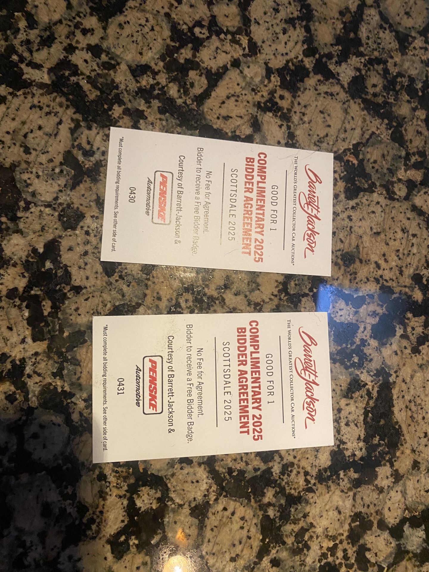 Scottsdale Barrett Jackson Bidders Pass