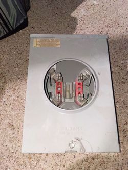200 amp meter base Milbank