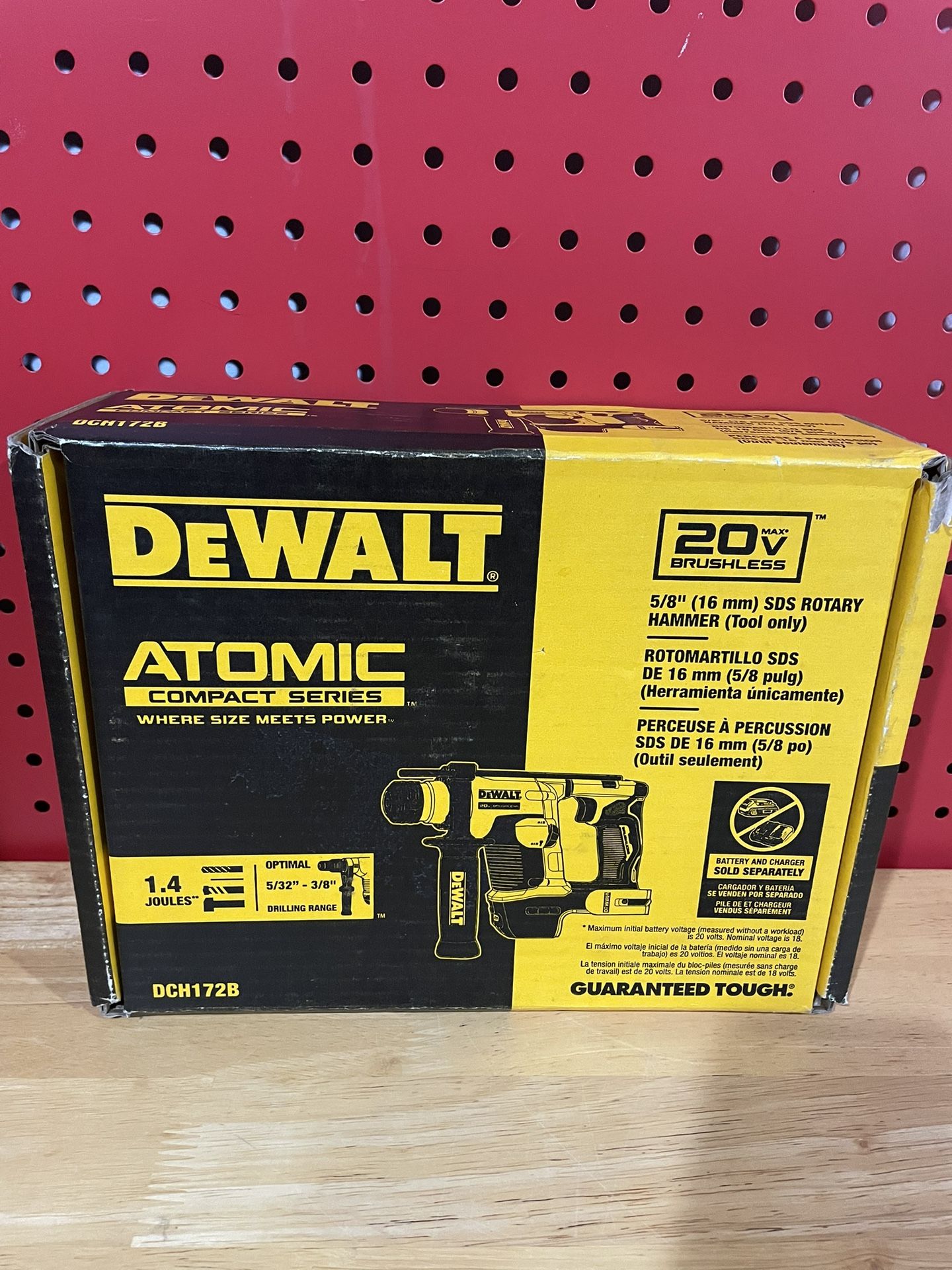Dewalt Atomic 20V Max 5/8” SDS Rotary Hammer