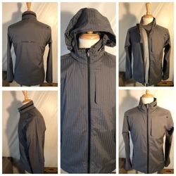 Lululemon Mens Full Zipped Stripe Jacket Hoodie