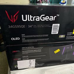 LG 34-inch Ultragear OLED Curved Gaming Monitor