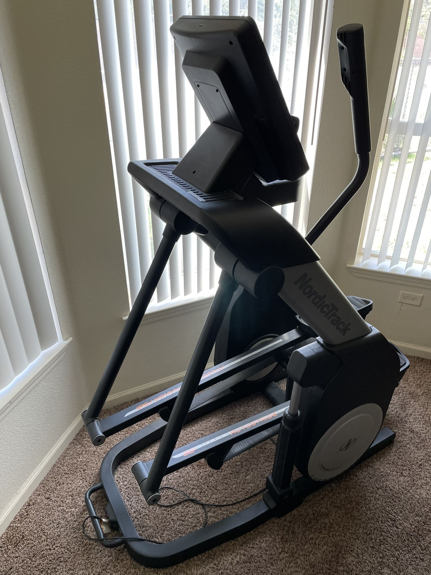 Steeper And Elliptical In One. Black Nordictrack