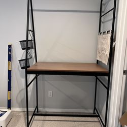 IKEA Haverud ladder storage table and accessories