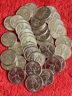 Lot 105 DELAWARE QUARTER COINS 1999 P D -- 40 In The Tube Are UNCIRCULATED
