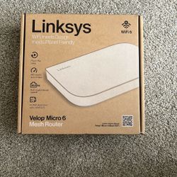 Linksys Velop Micro 6 Mesh Router