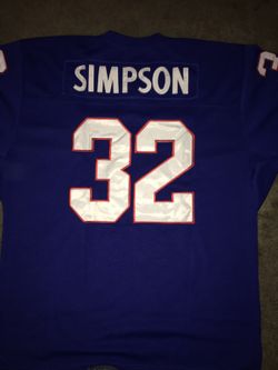 Mitchell and Ness authentic OJ Simpson throwback jersey 2xl/size 52