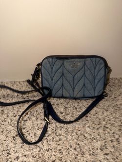 Kate Spade Denim Quilted Crossbody Bag