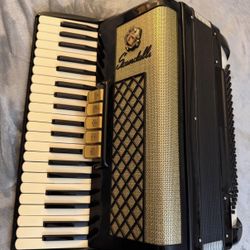 Scandalli Accordion 1960s BlackGold 120 Bass