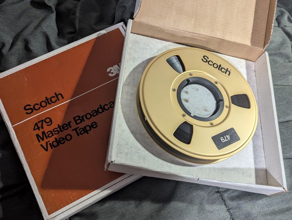Vintage Scotch Master Broadcast Video Tapes | Electronic Art
