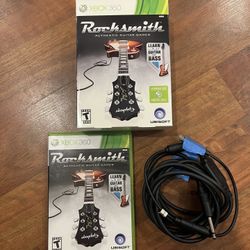 Rocksmith Xbox 360 with cable