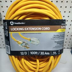 Locking Extension Cord 100 Ft
