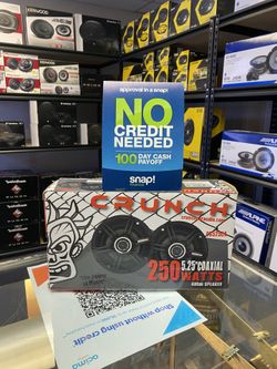 New Crunch 5-1/4” (5.25”) inch 250 Watts Max Car Audio Speakers (pair) 🔊