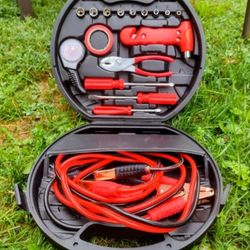 FIRESTONE Premium Booster Cables/Jumper Cables Car Tool Emergency Brake Down Kit