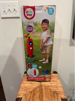 Play Day Jumbo Golf Caddy Kids Toy - Red