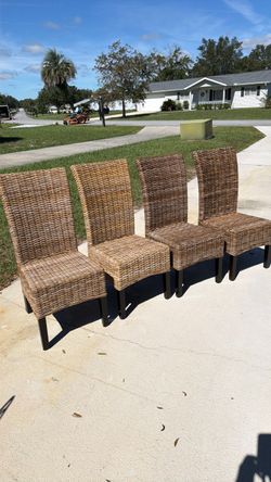 Wicker chairs