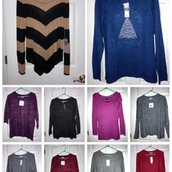 Ladies Long Sleeve Sweaters - NEW!