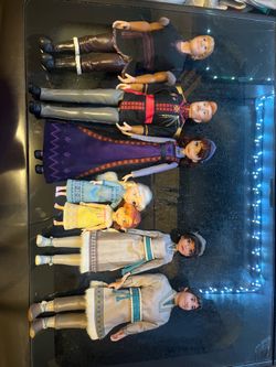 Frozen set dolls barbie