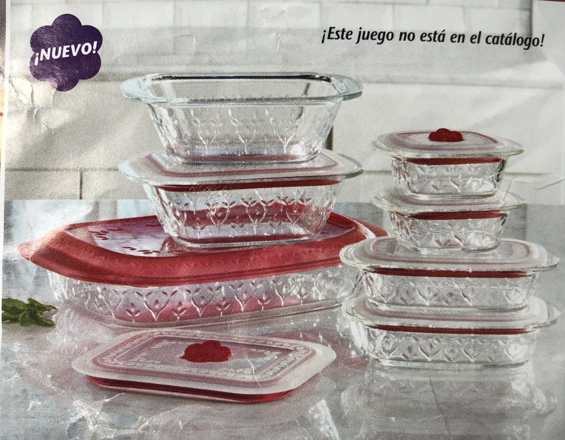 Princess house topper de vidrio