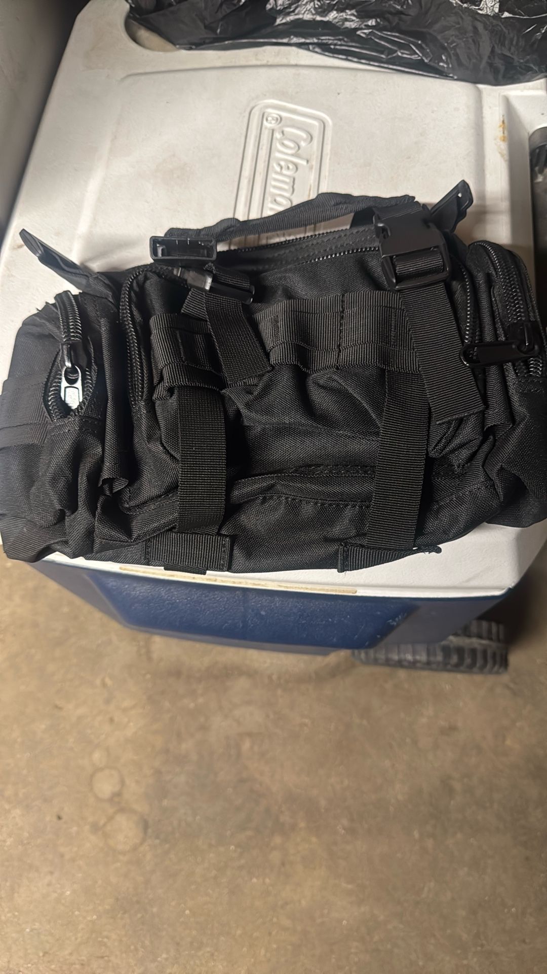 Tactical side bag, handbag fanny pack