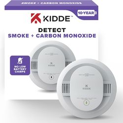 Kidde & Carbon Monoxide Detector, 10-Year Battery Powered, LED Warning Light Indicators, 30CUD10