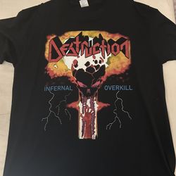 Destruction - Infernal Overkill T Shirt (XL)