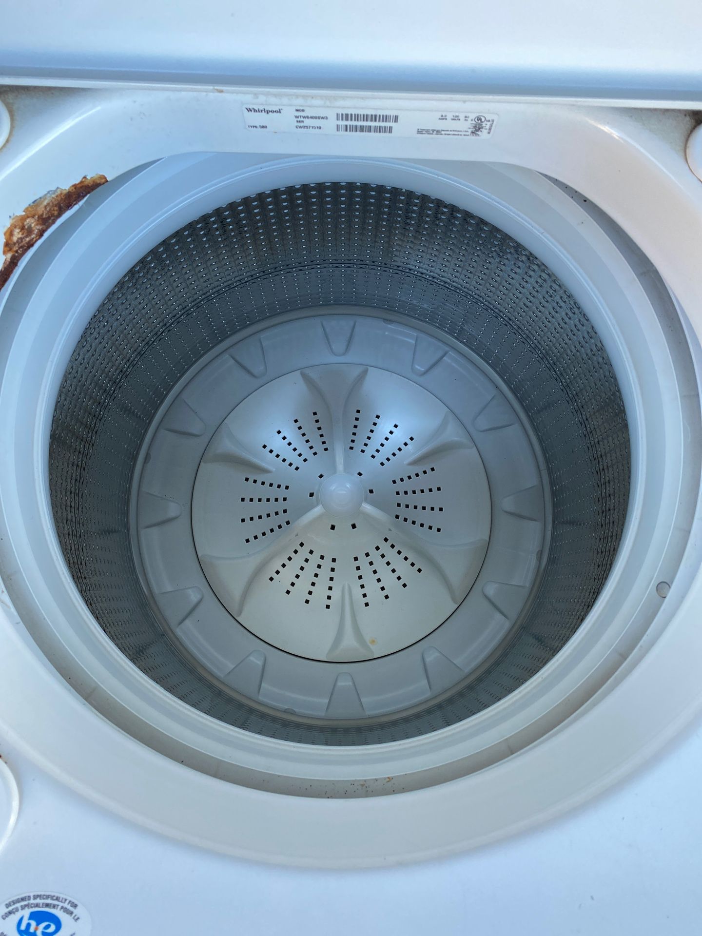 Whirlpool cabrio washer and dryer set