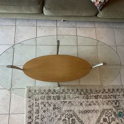 54” Tempered Glass Coffee Table