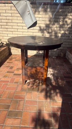 Tall Wooden Table
