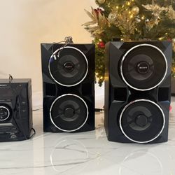 Sony LBT-GPX77 High-Power Bluetooth Party Speakers System – Loud, Deep Bass