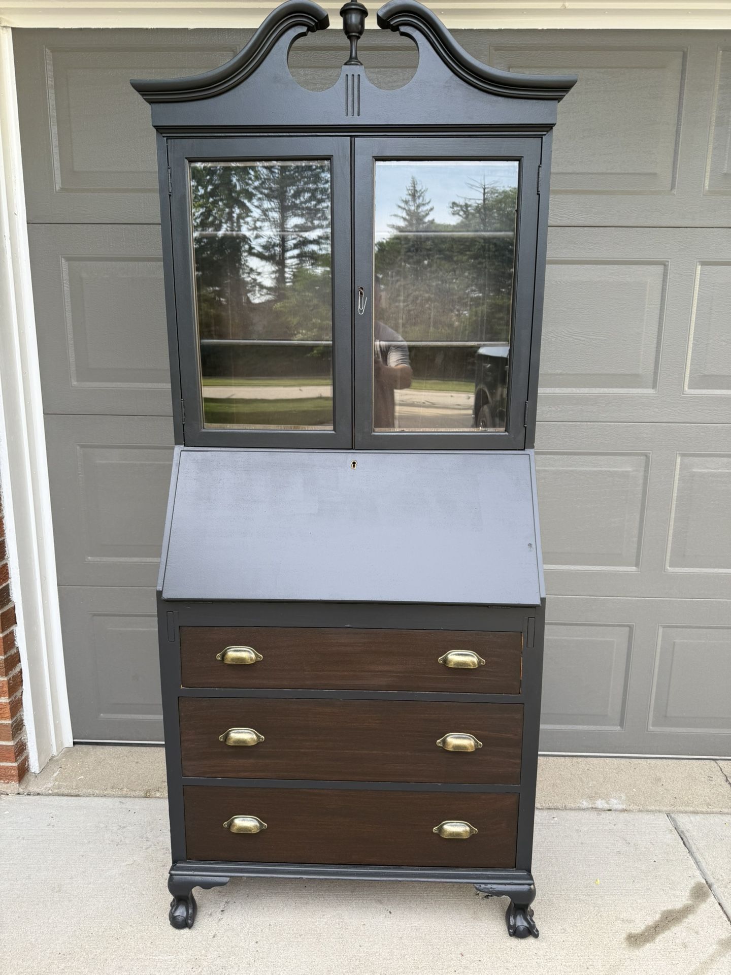 Antique Secretary/liquor/toiletry Cabinet