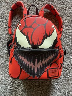 Loungefly Carnage Marvel Glow in the Dark Mini Backpack Exclusive NEW