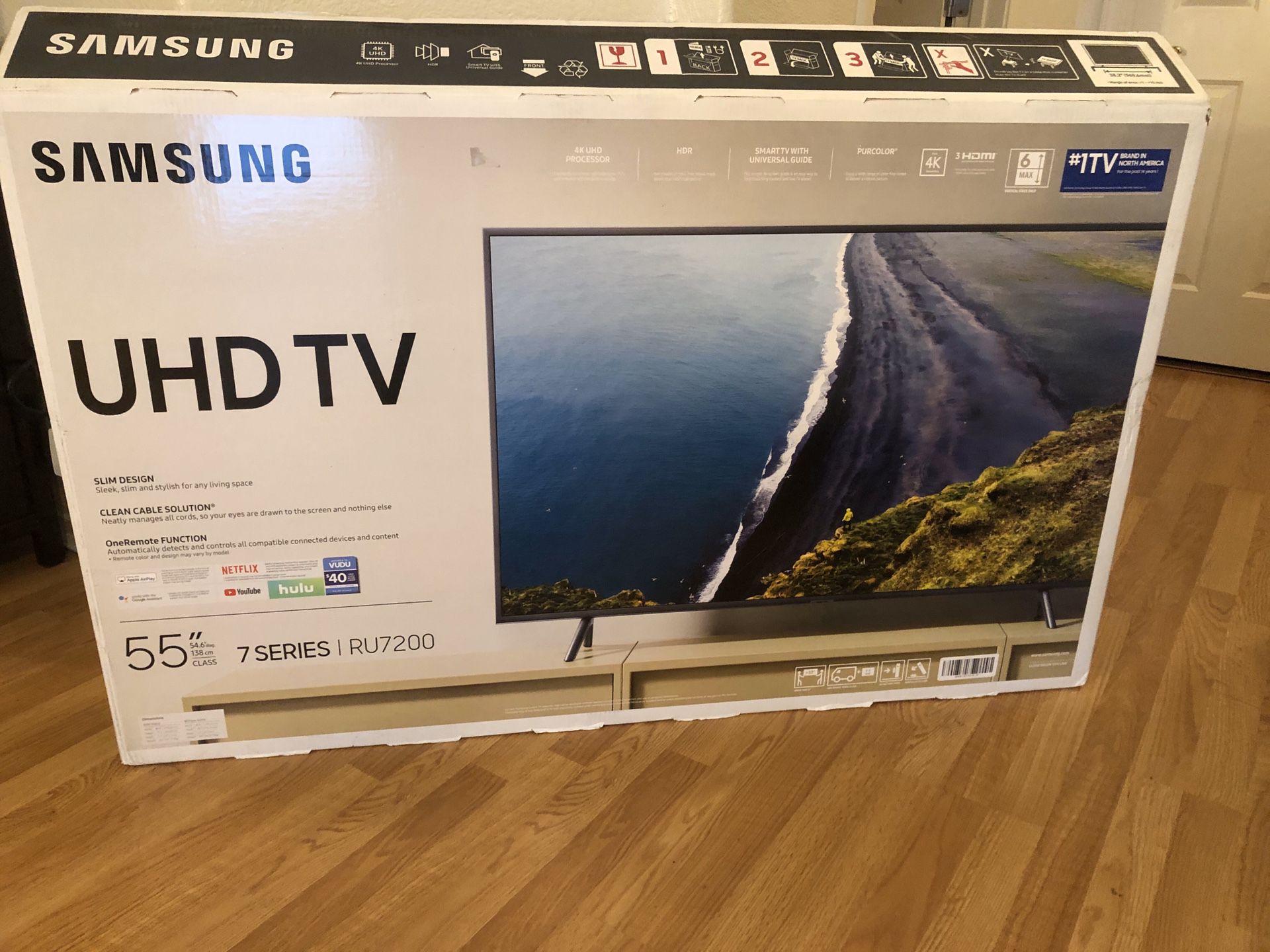 Samsung 55” 4K smart HDR TV