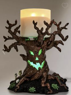 Monster Tree Pedestal Candle Holder
