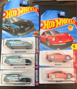 Hot wheels civic Ferrari