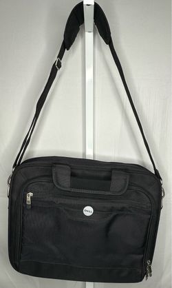 Dell Black Laptop Messenger Bag with Adjustable Shoulder Strap