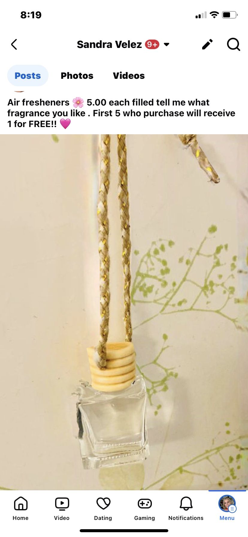 Air Fresheners Refillable See Description Comes Filled