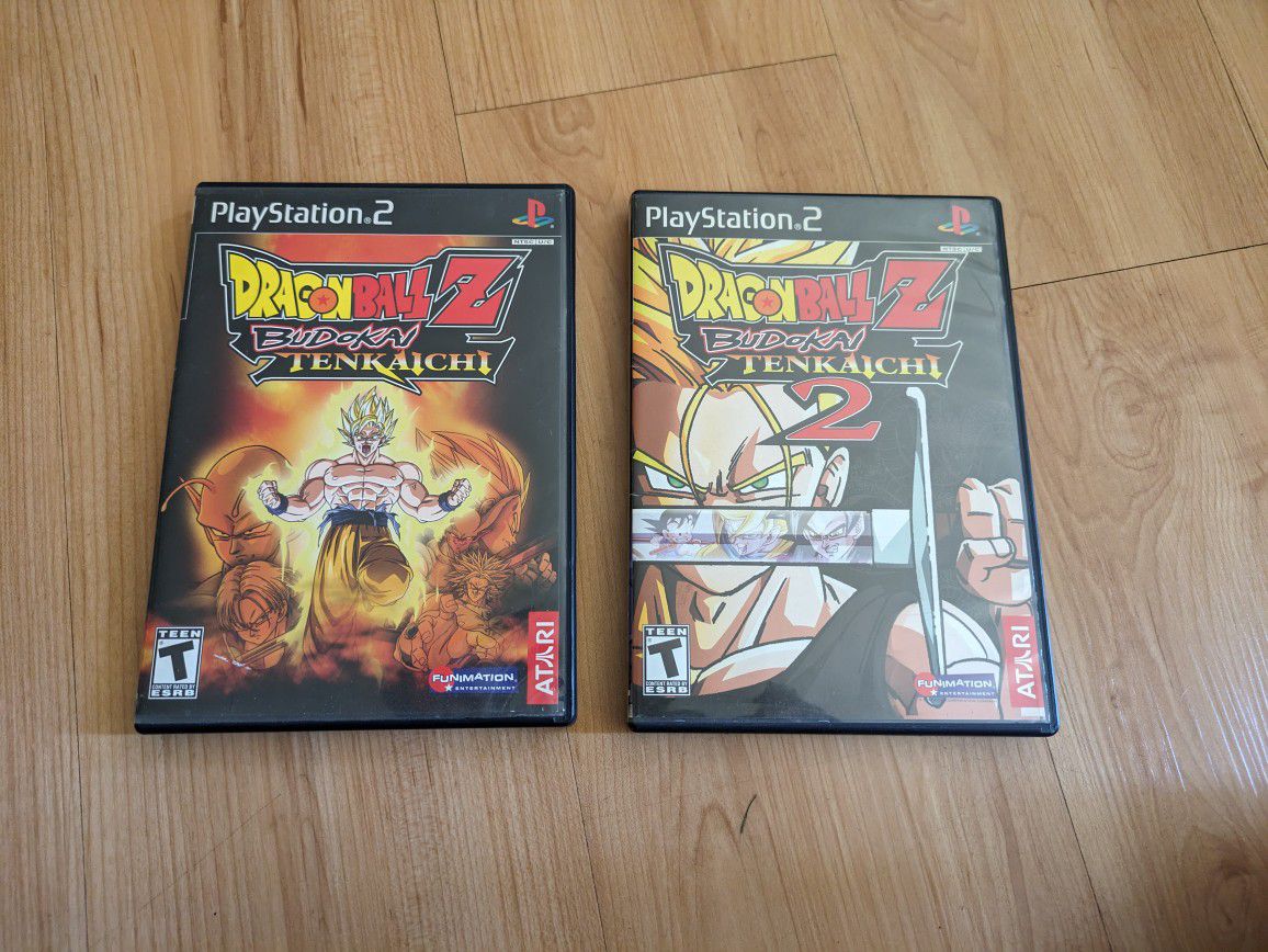 PS2 Dragon Ball Z Budokai Tenkaichi 1 And 2