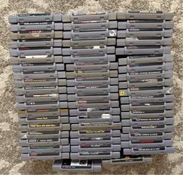 Super nintendo games 10 each