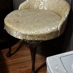 1940s Antique French Boudoir Chair