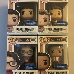 Funko The Office: Oscar 1132, Phyllis 1131 Ryan Blonde 1130 Lot of 4