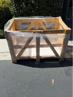Free Large Shipping Crate Wood
