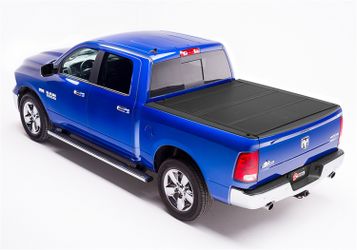 RealTruck BAKFlip MX4 (GEN 3) Hard Folding Tonneau Cover Fits 2019-2025 Ram 1500 NB 5 7 W/RB W/Silver Rails
