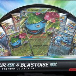 Venasaur Ex Blastoise Ex Pokemon Card Collection