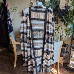 Women's Long Knitted Cardigan 