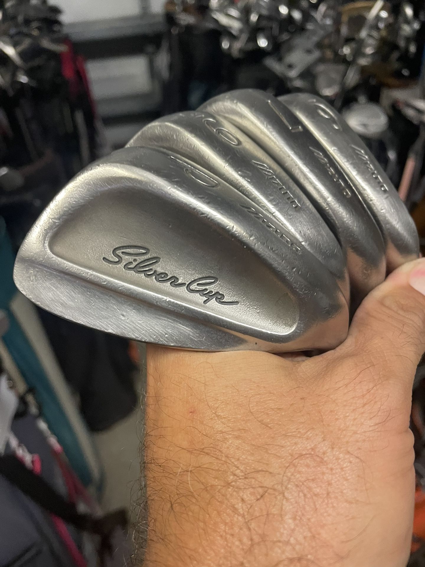 Mizuno silver on sale cup irons